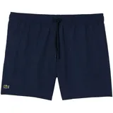 Lacoste Badeshorts mit Logo-Stitching Dunkelblau XL