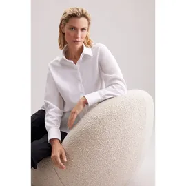 Seidensticker Hemdbluse 1/1 Kragen Uni Gr. L40, weiß,