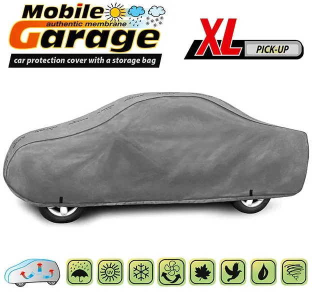 Hochwertige Kegel-Abdeckung für Pickup, Serie Mobile Garage, Größe XL, 490–530 × 150–160 cm