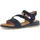 Gabor Riemchensandale Damen Blau 38,5