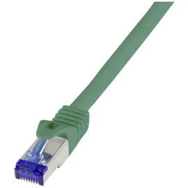 Logilink C6A085S RJ45 CAT 6a S/FTP 7.50m Grün 1St.