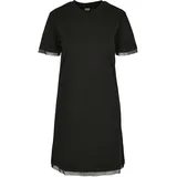 URBAN CLASSICS Shirtkleid Schwarz M