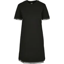 URBAN CLASSICS Shirtkleid Schwarz M