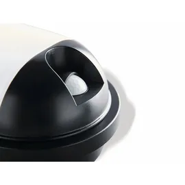 Heitronic Außenwandleuchte Kunststoff 20 W 4000 K mit Bewegungsmelder schwarz