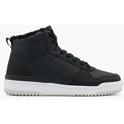 Hoher Sneaker - Damen - schwarz