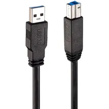 Lindy USB-A auf USB-B 10 m Schwarz