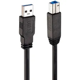 Lindy USB-A auf USB-B 10 m Schwarz