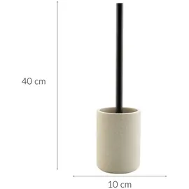 Douceur d'intérieur WC-Bürste Granite Sand (Ø 10 x 40 cm)
