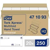 TORK Papierhandtuch Universal Multifold Papierhandtücher, 1-lagig