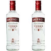 Smirnoff Red Label Vodka (1 x 0.5 l) (Packung mit 2)