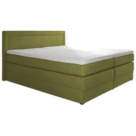 HAPO HAPO, Boxspringbett mit Bettkasten grün,