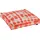 H.O.C.K. Sitzkissen "Badu Batik Midnight Outdoor", orange (orange, gemustert), B:40cm H:5cm L:40cm, Polyacryl (dralon), Dekokissen_Sitzkissen_Kissenhüllen, Sitzkissen, wasserabweisend