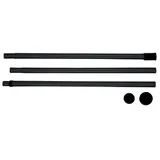 Wenko Teleskopstange für Garderobensystem schwarz 7,5 cm 165,0-300,0 cm