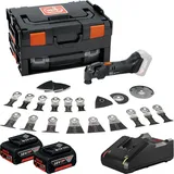 Fein Akku-MULTIMASTER AMM 500 Plus TOP BLACK EDITION AS / 2x 4,0 Ah Akku + Ladegerät in L-Boxx