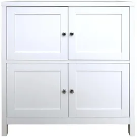 Hti-Living Hayet 80 x 35 x 80 cm Weiß