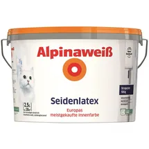 Alpina Seidenlatex Alpinaweiß weiß seidenglänzend 2,5 l