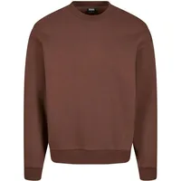 URBAN CLASSICS Fluffy Sweatshirt - Chocolate Brown - M