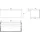EMCO Waschtischunterschrank 120,8 x 44 x 52,2 cm Schwarz