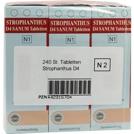 Sanum-Kehlbeck GmbH & Co. KG Strophanthus D 4 Sanum Tabletten