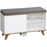 KESPER Schuhschrank 77 x 48 x 30 cm Braun/Grau/Weiß