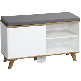 KESPER Schuhschrank 77 x 48 x 30 cm Braun/Grau/Weiß