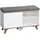 KESPER Schuhschrank 77 x 48 x 30 cm Braun/Grau/Weiß