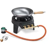 HOT WOK Gasbrenner inkl. Wokpfanne