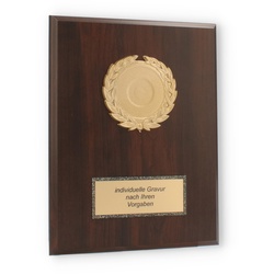 Holztafel Alessia gold 22,9x17,8cm