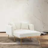 Moderner Sessel mit verstellbarer Rückenlehne, Schlafsessel 3-in-1 Sofa