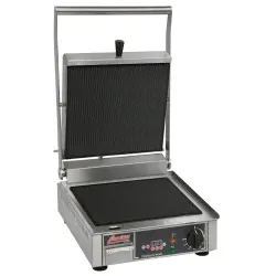 Neumärker Glaskeramik Kontaktgrill Bistro 05-80663 , geriffelte Grillplatten