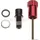 RockShox Rebound Adjuster Knob/Bolt Kit Aluminum 11.4310.645.000 Red Short