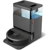 IROBOT Roomba Plus 505 + AutoWash Dock Saugroboter mit Wischfunktion - Multifunktinales Dock - Clearview Pro LiDAR - 7000Pa - DualClean Wischpads mit PerfectEdge - SmartScrub - Schwarz