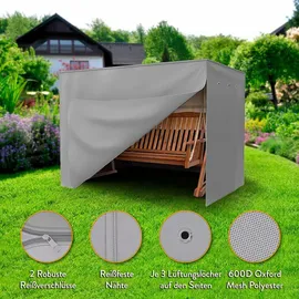 Kronenburg Handel Hollywoodschaukel Abdeckung 150 x 210 x 150 cm Grau