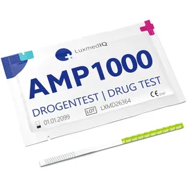 LuxmedIQ 10x LuxmedIQ Drogenschnelltest für Amphetamin - Drogentest Speed Pep Cutoff 1.000 ng/mL 10 St