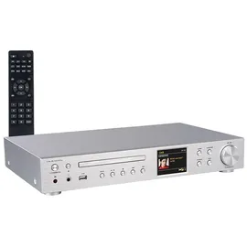 VR-Radio WLAN-Internetradio-Receiver, DAB+/UKW, CD, Bluetooth, 200 W, silber