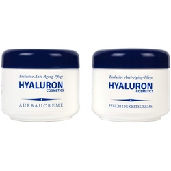 Hyaluron Antifalten Aufbaucreme und Feuchtigkeitscreme 2 x 125 ml