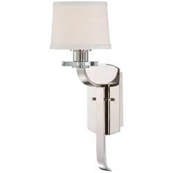 Sutton Place 1-flammige Wandleuchte - Imperialsilber