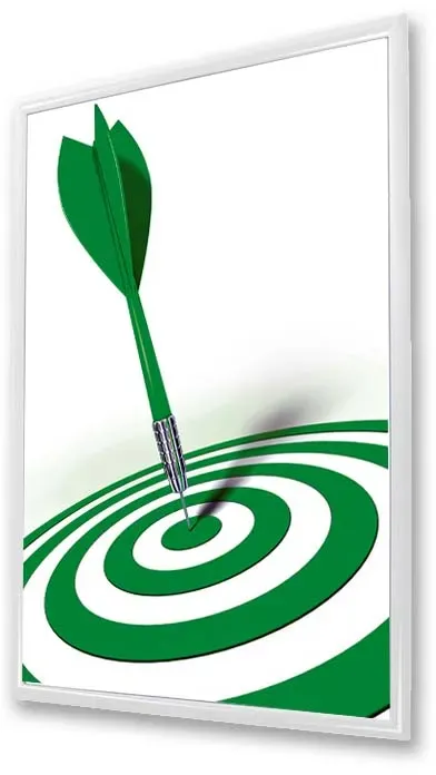 Klapprahmen DIN A2 weiss - Plakatrahmen Standard
