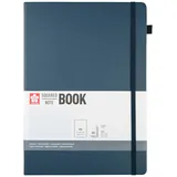 Sakura Notizbuch A4 kariert dunkelindigo