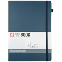 Sakura Notizbuch A4 kariert dunkelindigo