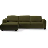 Tchibo - Ecksofa - 294x170x84cm - grün - Polyester / Acryl / Baumwolle