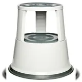 Alco Rollhocker Metall weiß