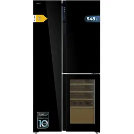 Cecotec Bolero CoolMarket TDW 548 Kühl-Gefrierkombination (548 l, 1830 mm hoch, Schwarz)
