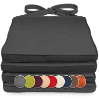 Sunnypillow 4er Set Stuhlkissen 40 x 45 x 5cm