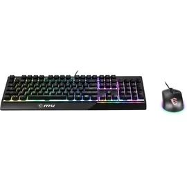 MSI PERIPHERIQUE Gaming Vigor GK30 Combo, S11-04FR601-CLA, Schwarz