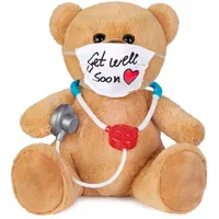 Brubaker Get Well Soon Teddy 35 cm Braun