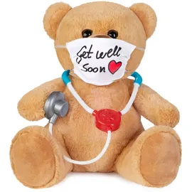 Brubaker Get Well Soon Teddy 35 cm Braun