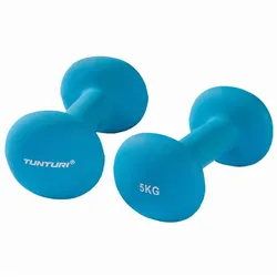 Tunturi Neopren Hanteln 5 kg blau