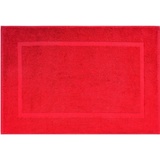 DYCKHOFF Badematte »Kristall«, Höhe 2 mm, 2er Set Hotelmatte, rot