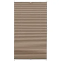 GARDINIA Plissee mit 2 Bedienschienen, Taupe, 100 x 130 cm